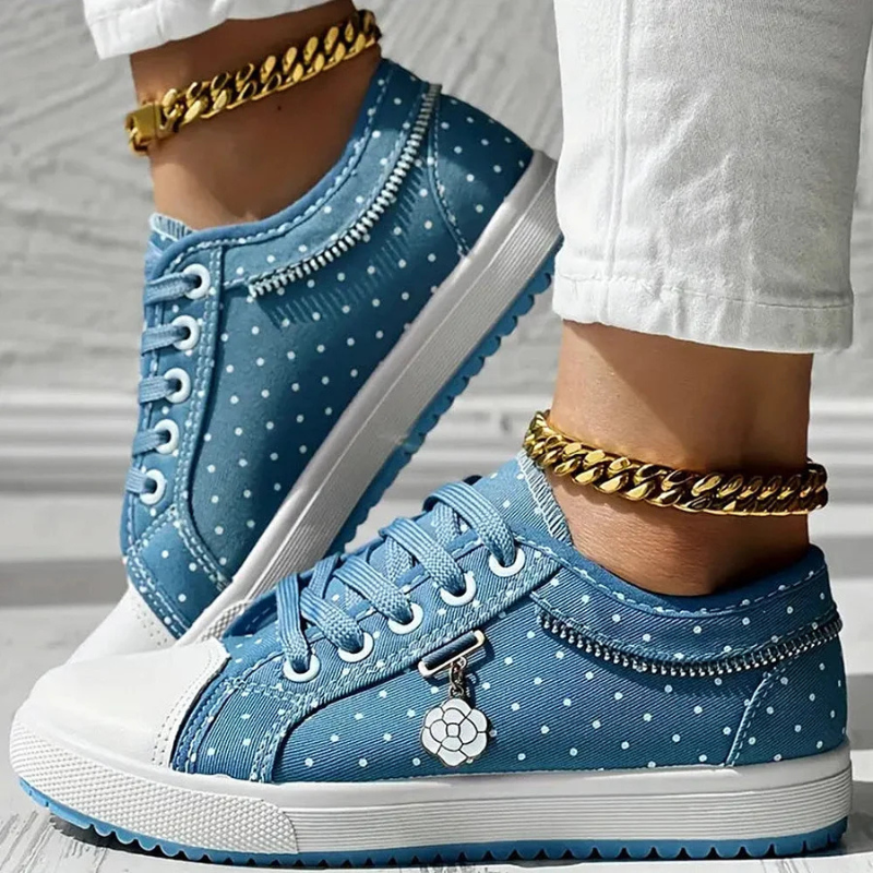 Manon | Baskets Souples Denim