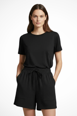 Adèle | Short Fluide Taille Élastique