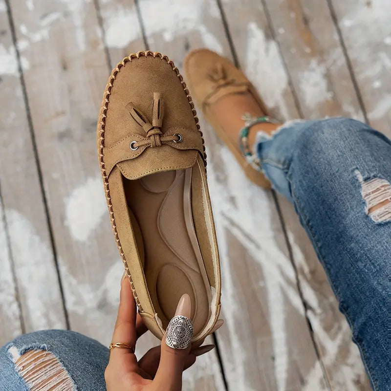 Reagan | Ballerines à Nœud Chic pour Femme