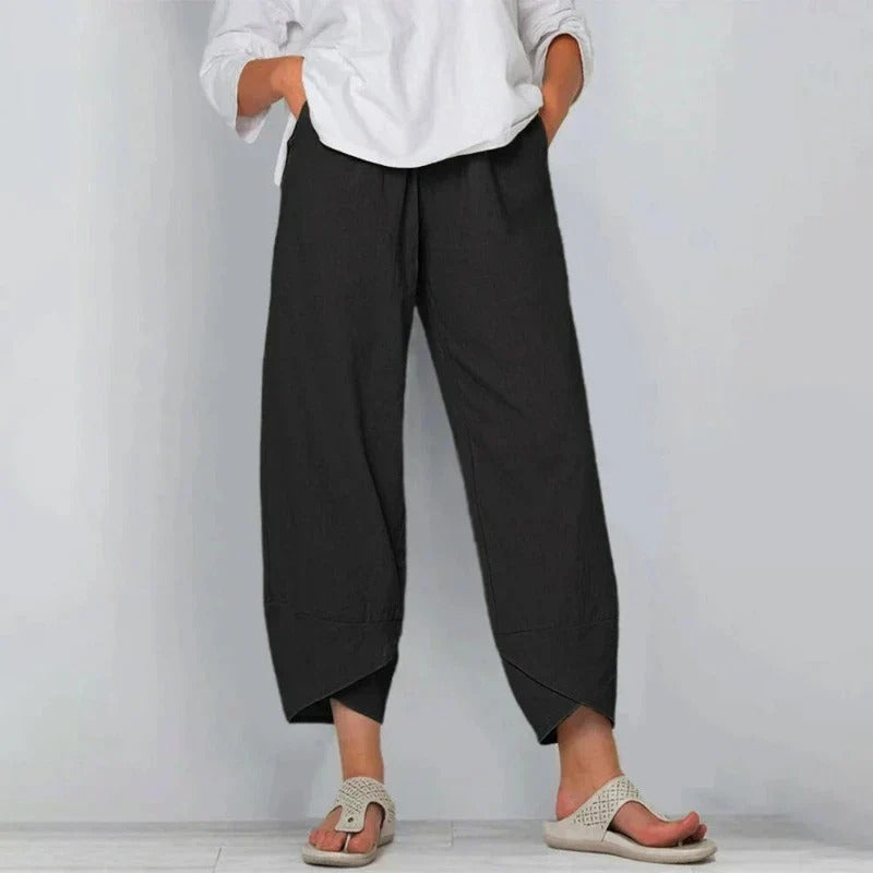 Tania | Pantalon Été Chic Taille Élastique