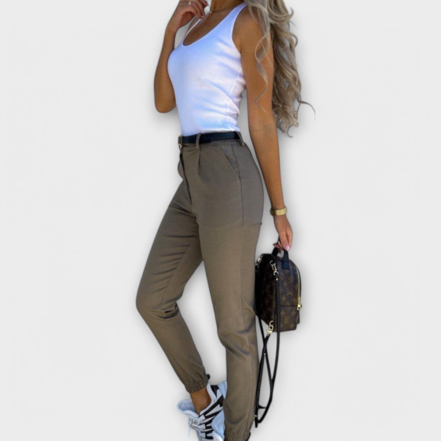 Mélanie | Pantalon Élastique Confort pour Quotidien