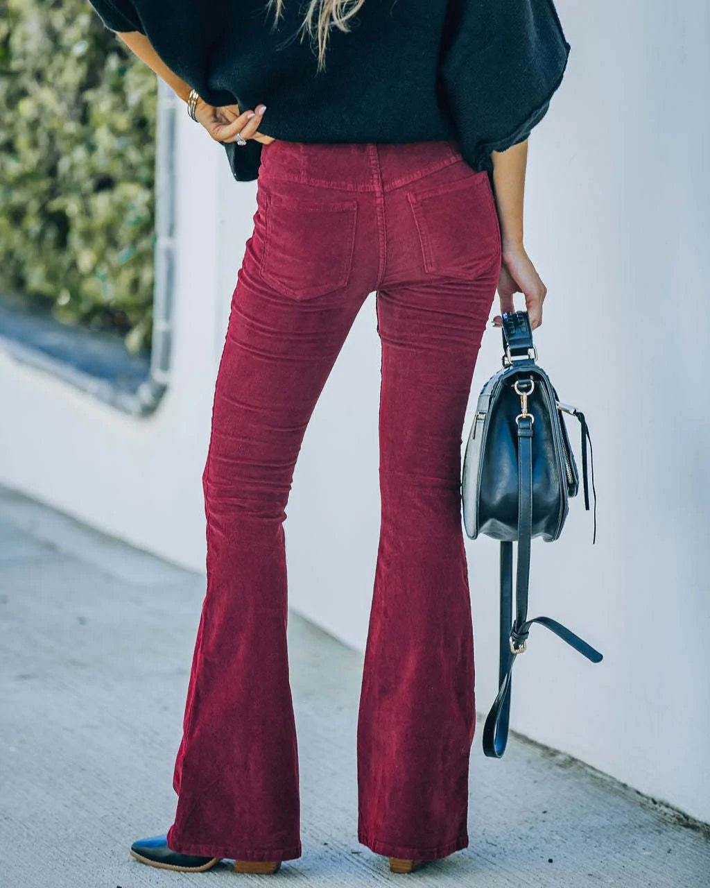 Selena | Pantalon Flare Taille Haute