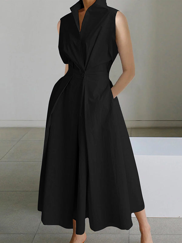 Clémence | Robe chemise femme élégante en coton