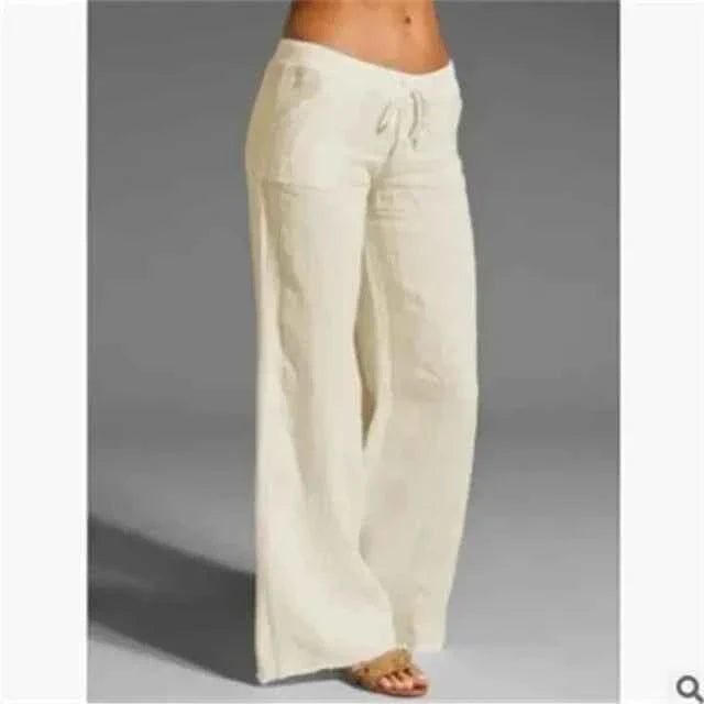 Jacqueline | Pantalon en Lin à Cordon