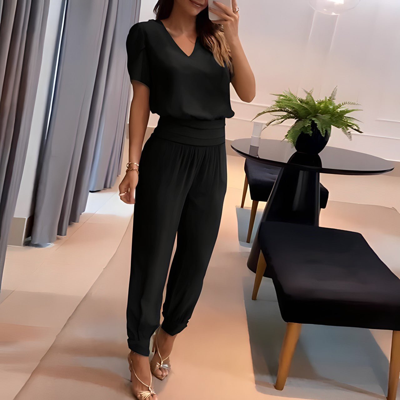 Maïa | Ensemble Chemise et Pantalon Large