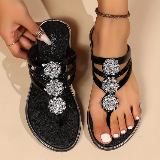 Albine | Sandales Bijoux à Enfiler pour Soirée d’Été