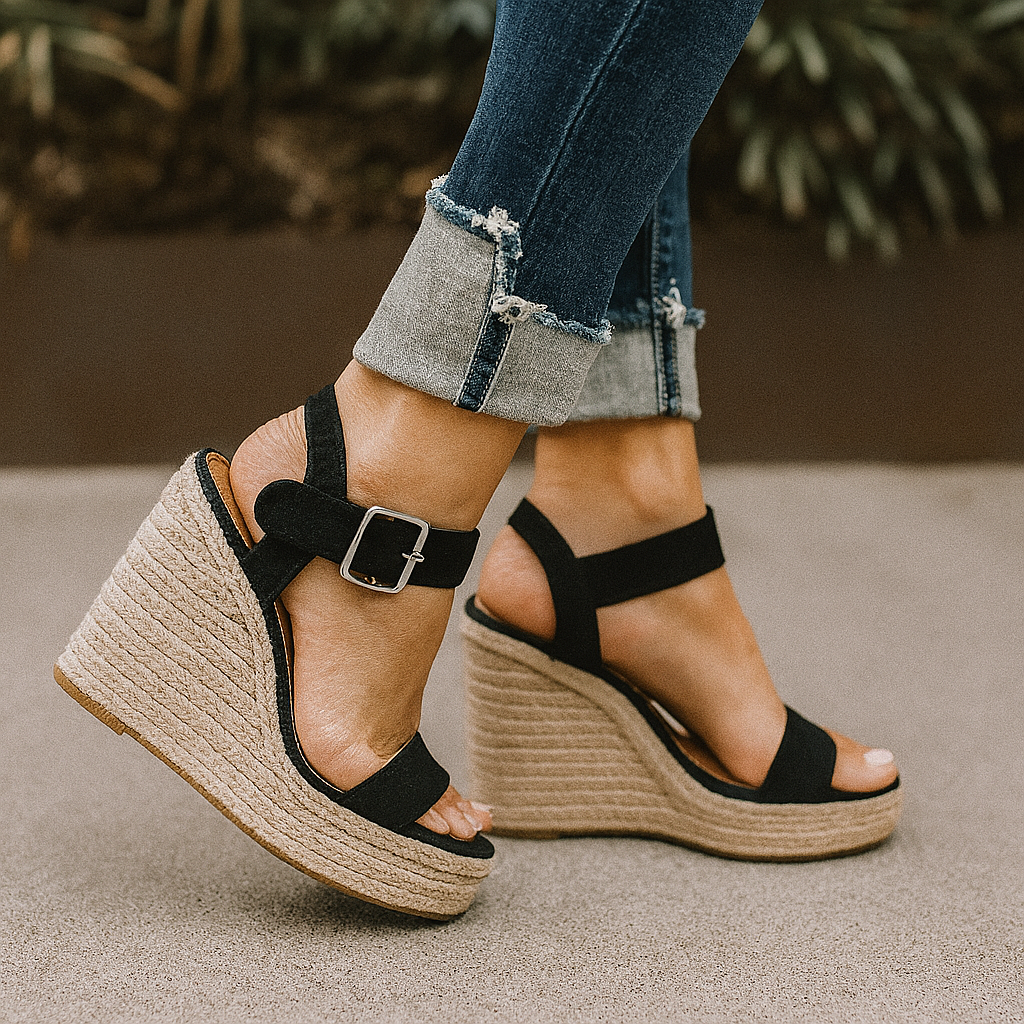 Natalie | Sandales Compensées à Plateforme