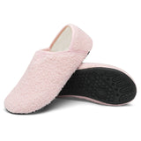 Chaussons d'intérieur femme doublés à semelle souple