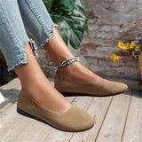 Ballerines femme à enfiler à semelle coussinée