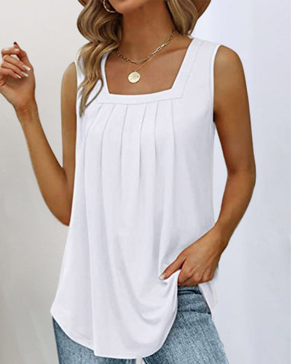 Lina | Debardeur Femme Uni Confortable