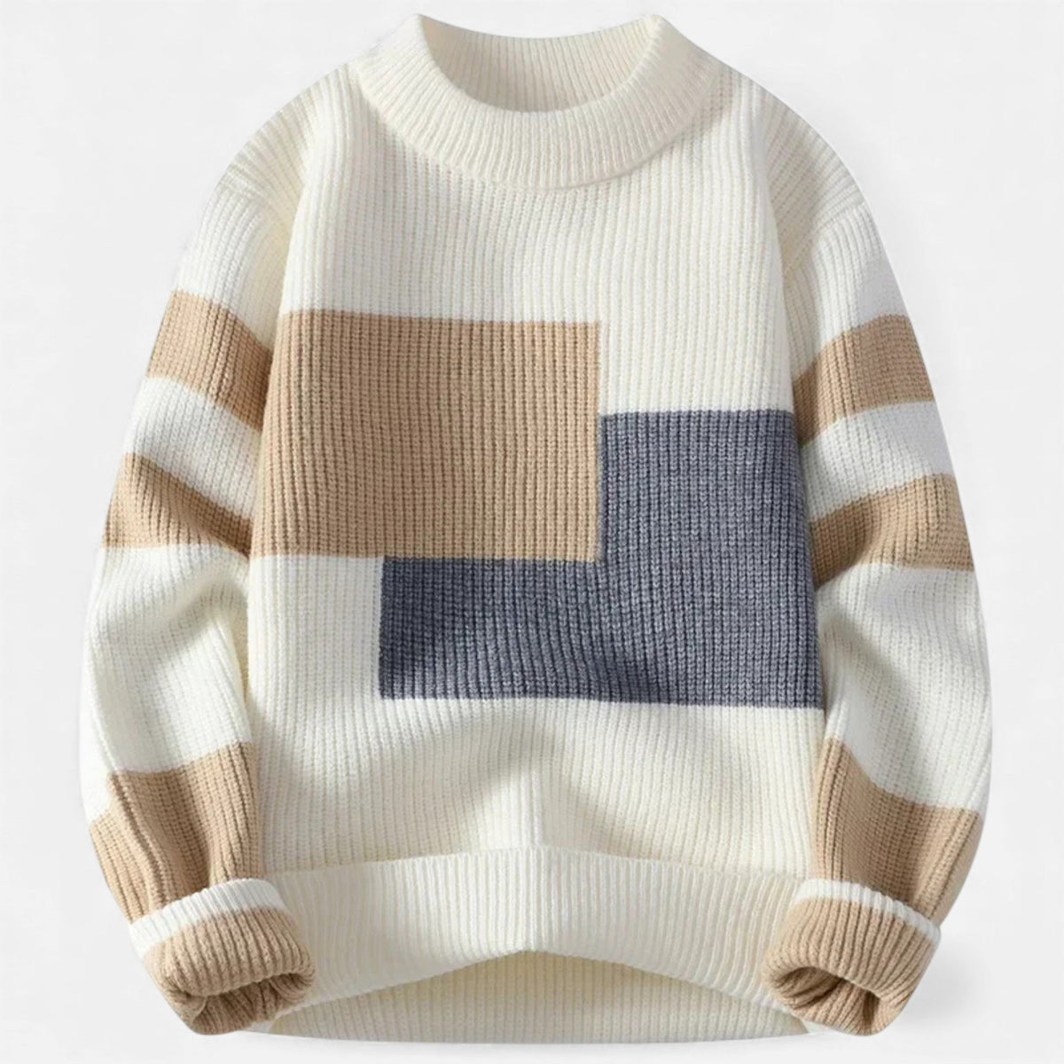 Lysandre | Pull Maille Torsadée Col Rond