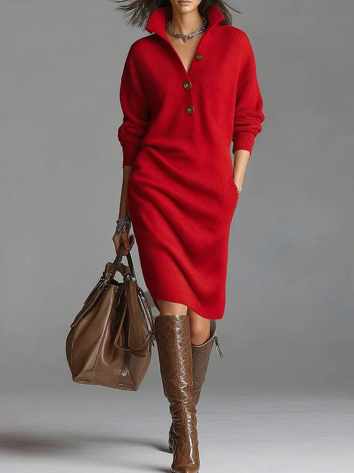 Colette | Robe Pull Femme Chic à Coupe Confortable