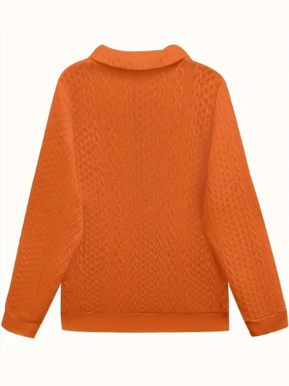 Cendrine | Pull Zippé Col Montant