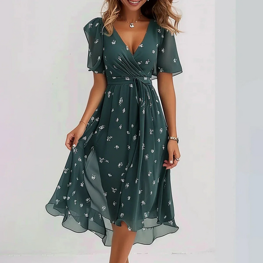 Maïna | Robe Longue d’Été Fluide Élégante