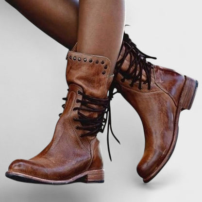 Elzévane | Bottines Élégantes Mi-Mollet