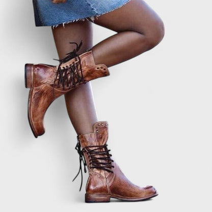 Elzévane | Bottines Élégantes Mi-Mollet