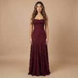 Ombeline | Robe Longue de Cérémonie Fleurie