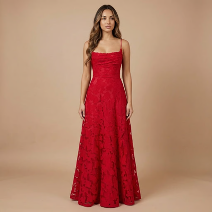 Ombeline | Robe Longue de Cérémonie Fleurie