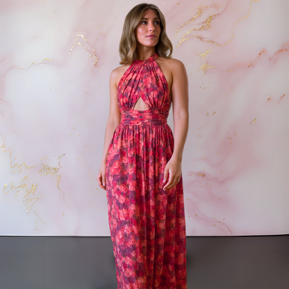 Maëva | Robe Longue Dos Nu Fendue