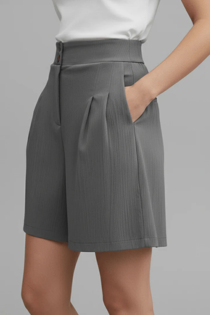 Margot | Short Bermuda Tailleur Boutonné