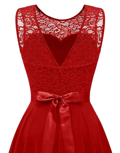 Berthilde | Robe Midi Asymétrique Sans Manches
