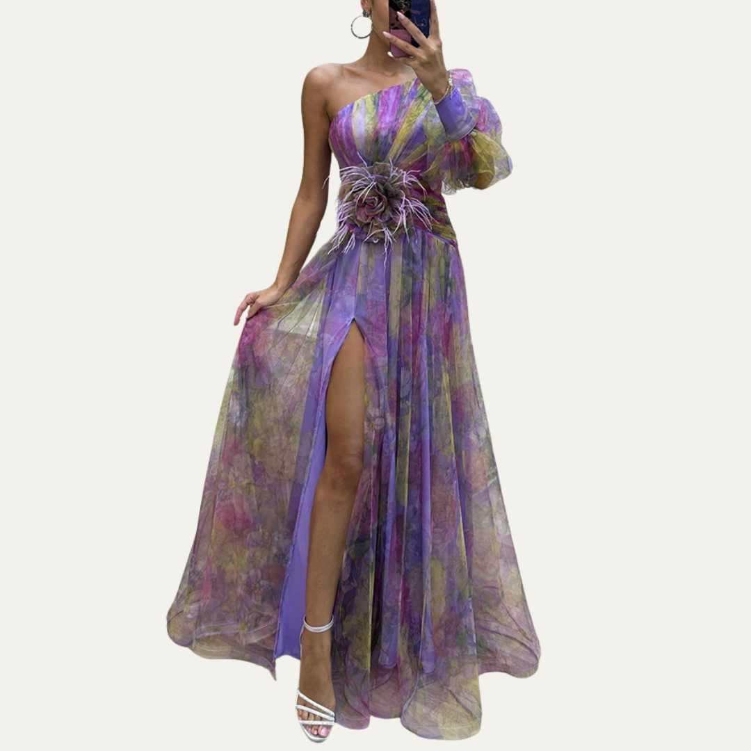 Daphné | Robe Maxi Décolleté Bardot