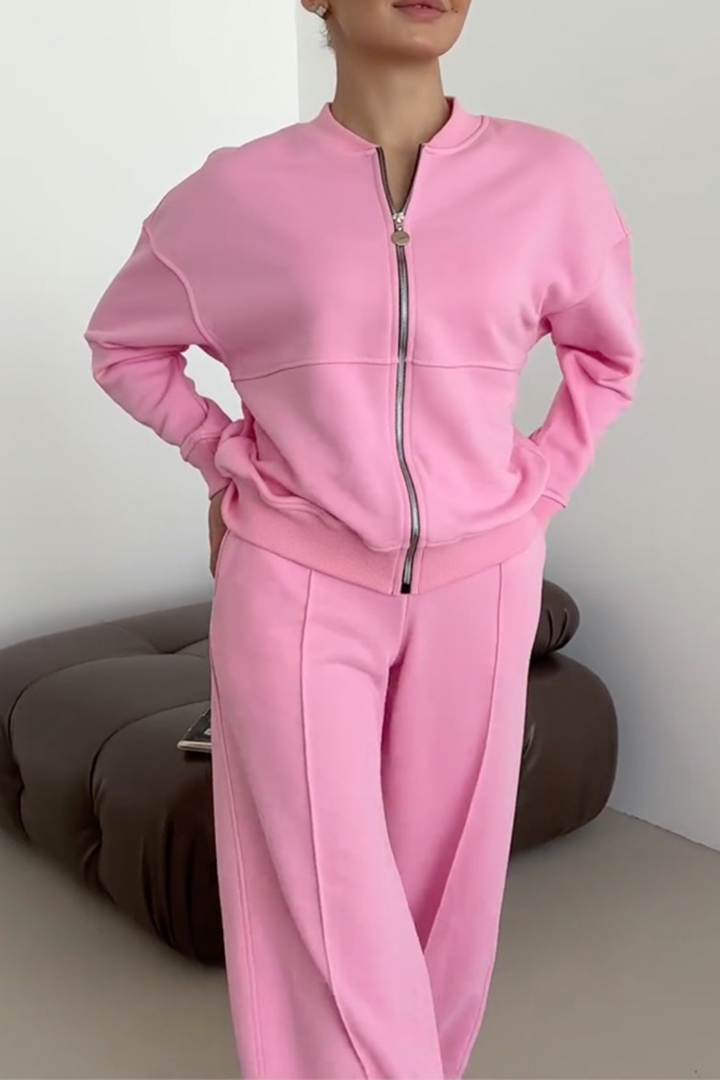 Isabeau | Ensemble Zippé Pantalon Large