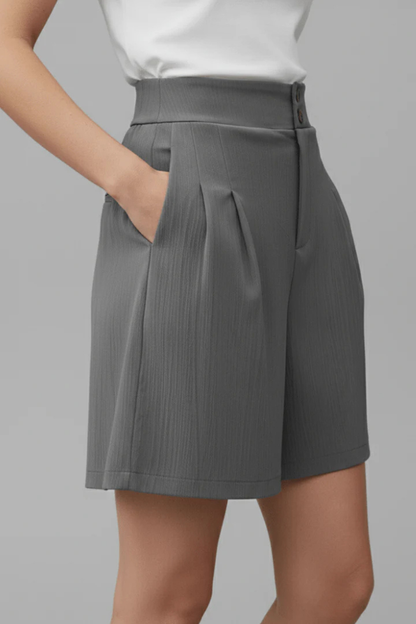 Margot | Short Bermuda Tailleur Boutonné