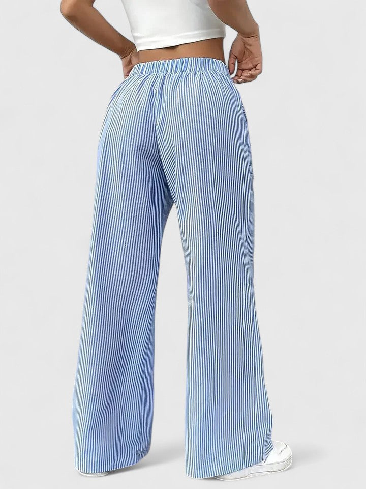 Jennifer | Pantalon Léger d’Été Taille Élastique