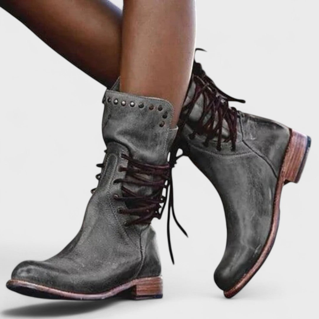 Elzévane | Bottines Élégantes Mi-Mollet