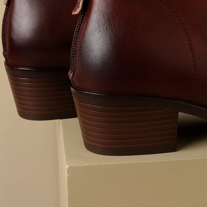 Reyvane | Bottines en Cuir Souple