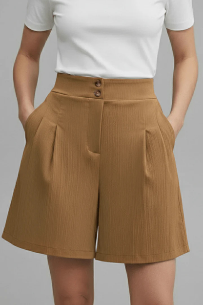 Margot | Short Bermuda Tailleur Boutonné
