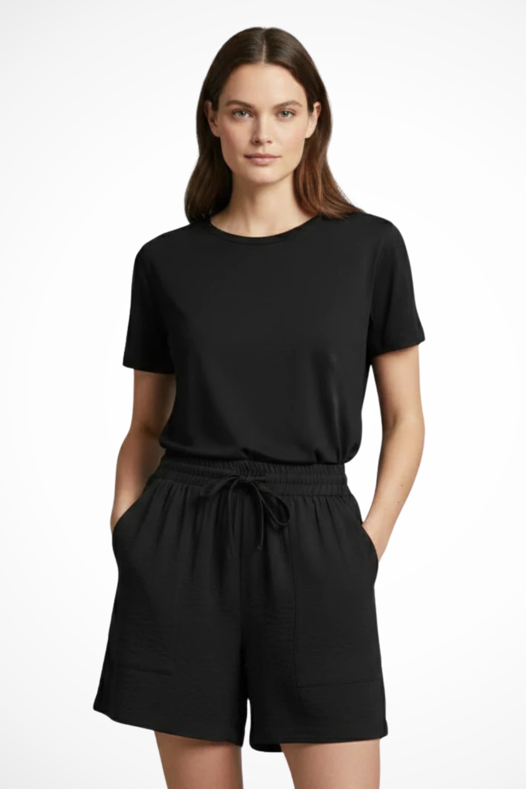 Adèle | Short Fluide Taille Élastique