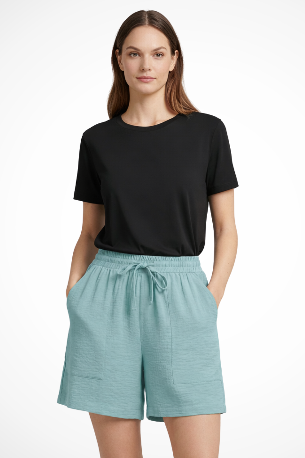 Adèle | Short Fluide Taille Élastique
