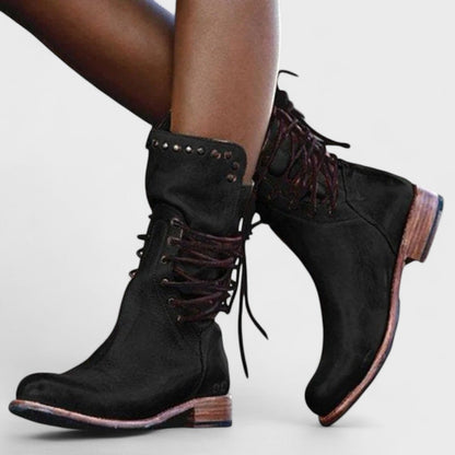 Elzévane | Bottines Élégantes Mi-Mollet