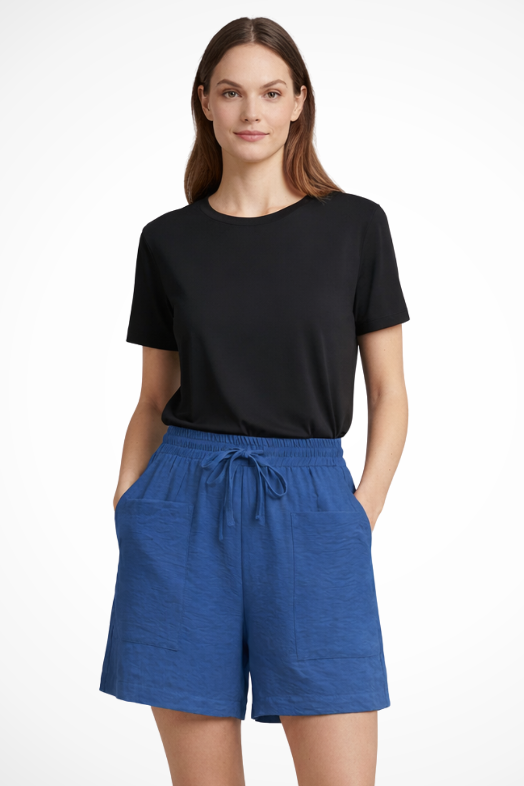 Adèle | Short Fluide Taille Élastique