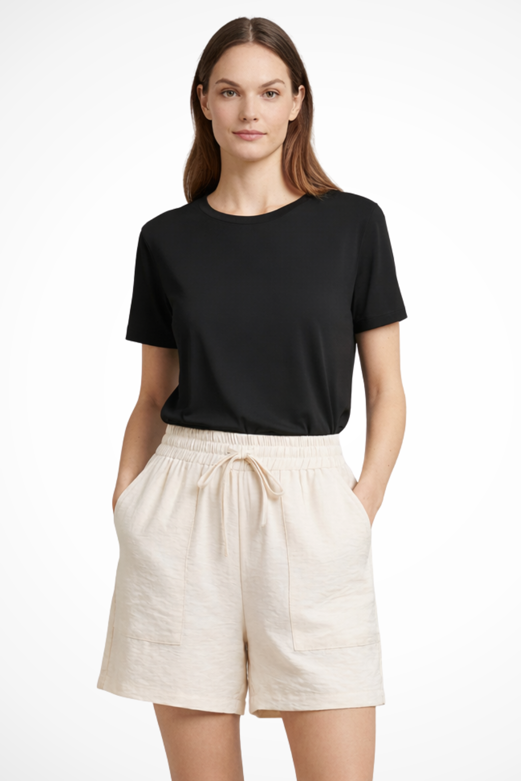 Adèle | Short Fluide Taille Élastique
