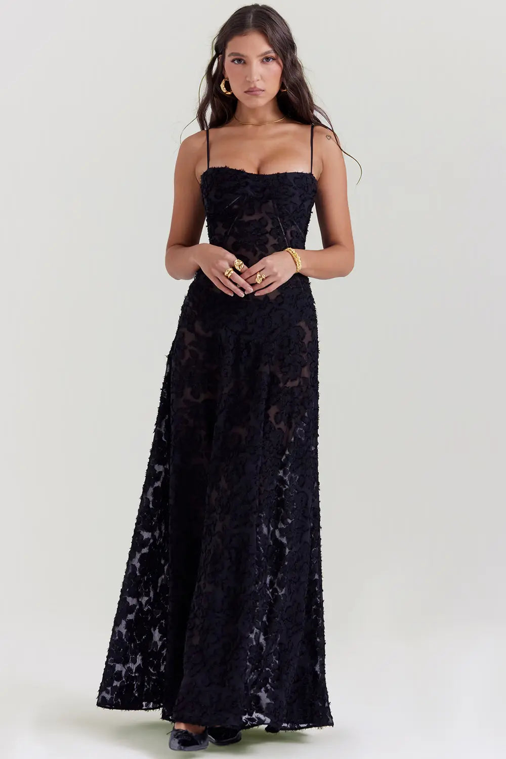 Livia | Robe Maxi Dos Nu à Bretelles