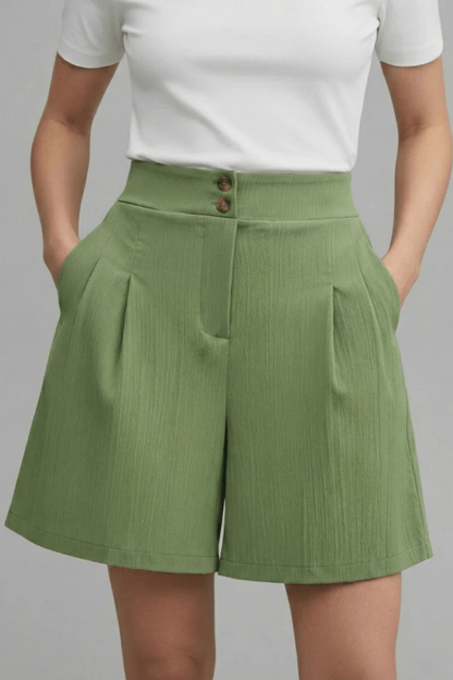 Margot | Short Bermuda Tailleur Boutonné