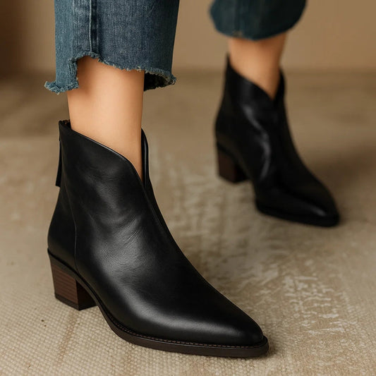 Reyvane | Bottines en Cuir Souple