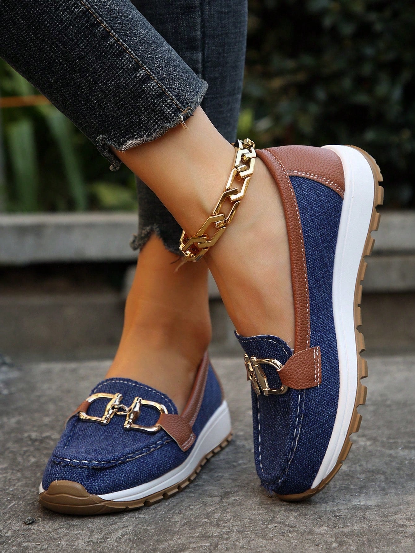 Ellie | Mocassins Chic à Boucle pour Femme
