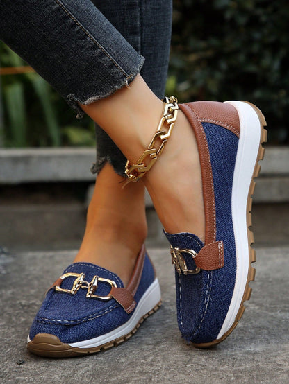 Ellie | Mocassins Chic à Boucle pour Femme