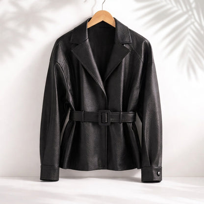 Mauline | Veste Aviateur Effet Peau Lainée