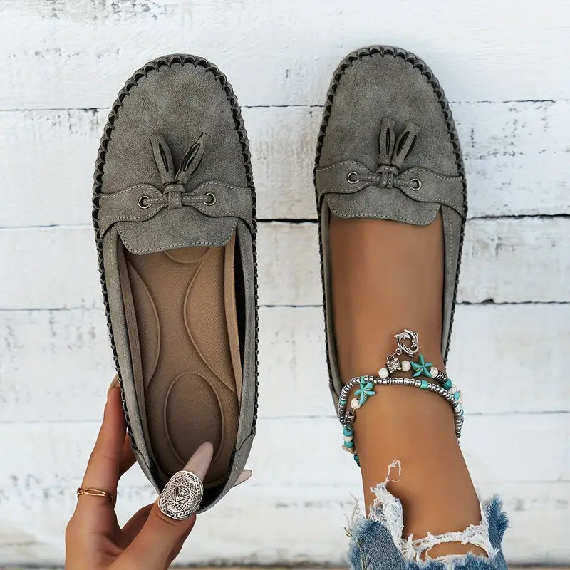 Reagan | Ballerines à Nœud Chic pour Femme