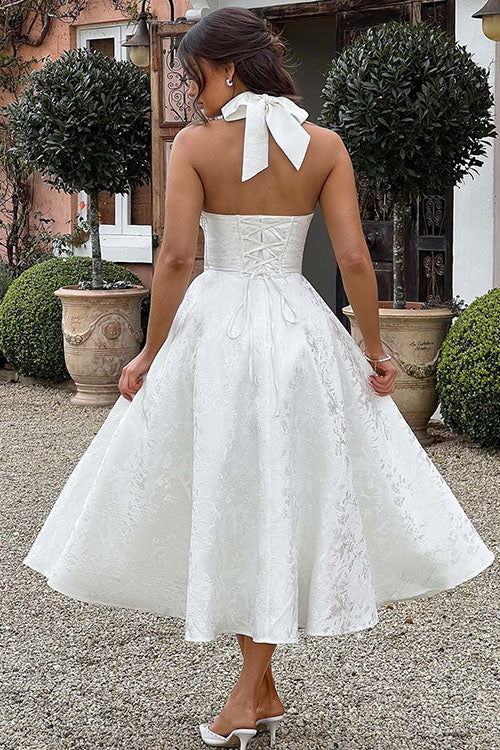 Aurélie | Robe Longue Col Halter en V