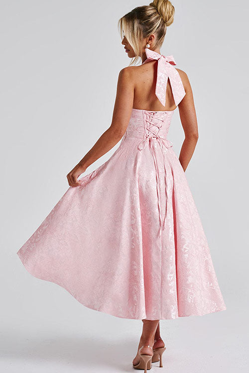Aurélie | Robe Longue Col Halter en V