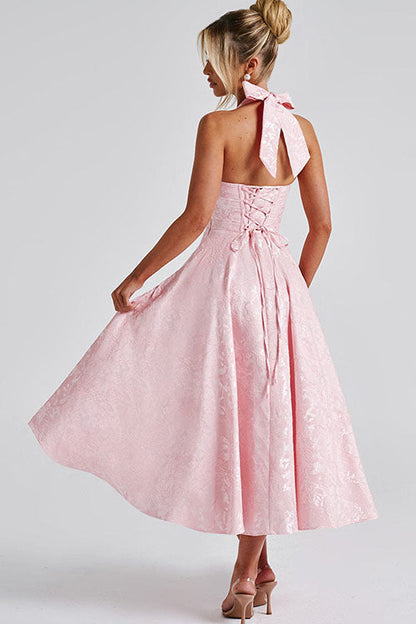 Aurélie | Robe Longue Col Halter en V