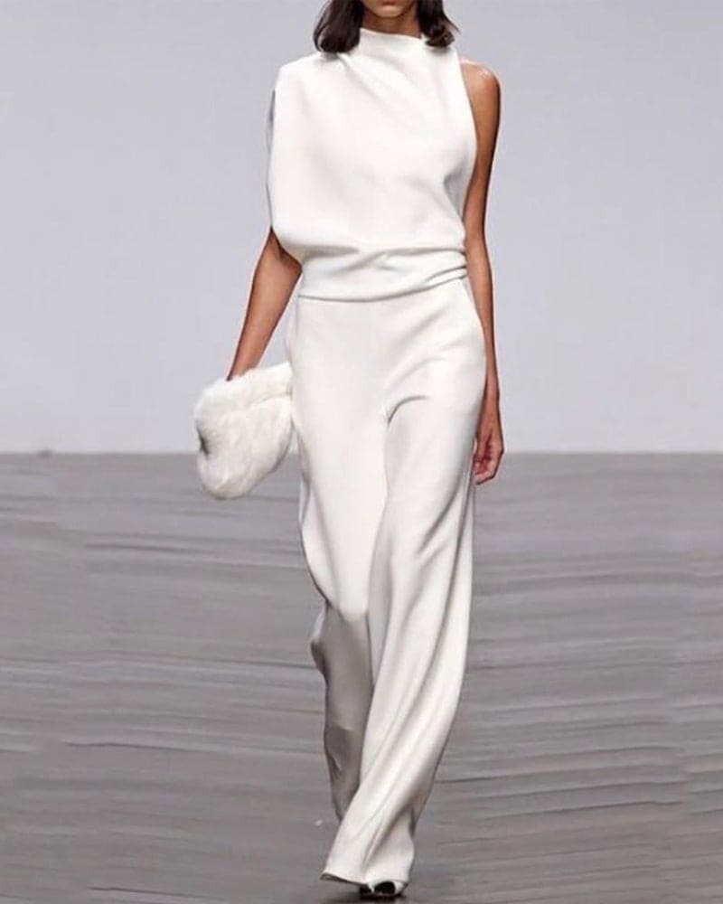 Solène | Combinaison Chic Sans Manches