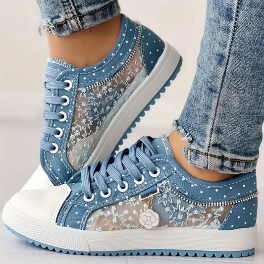 Roberta | Baskets Bleues Confort pour Femme