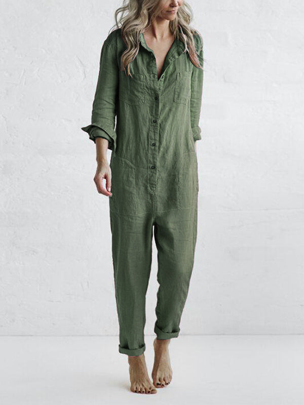 Clotilde | Combinaison Utilitaire Boutonnée
